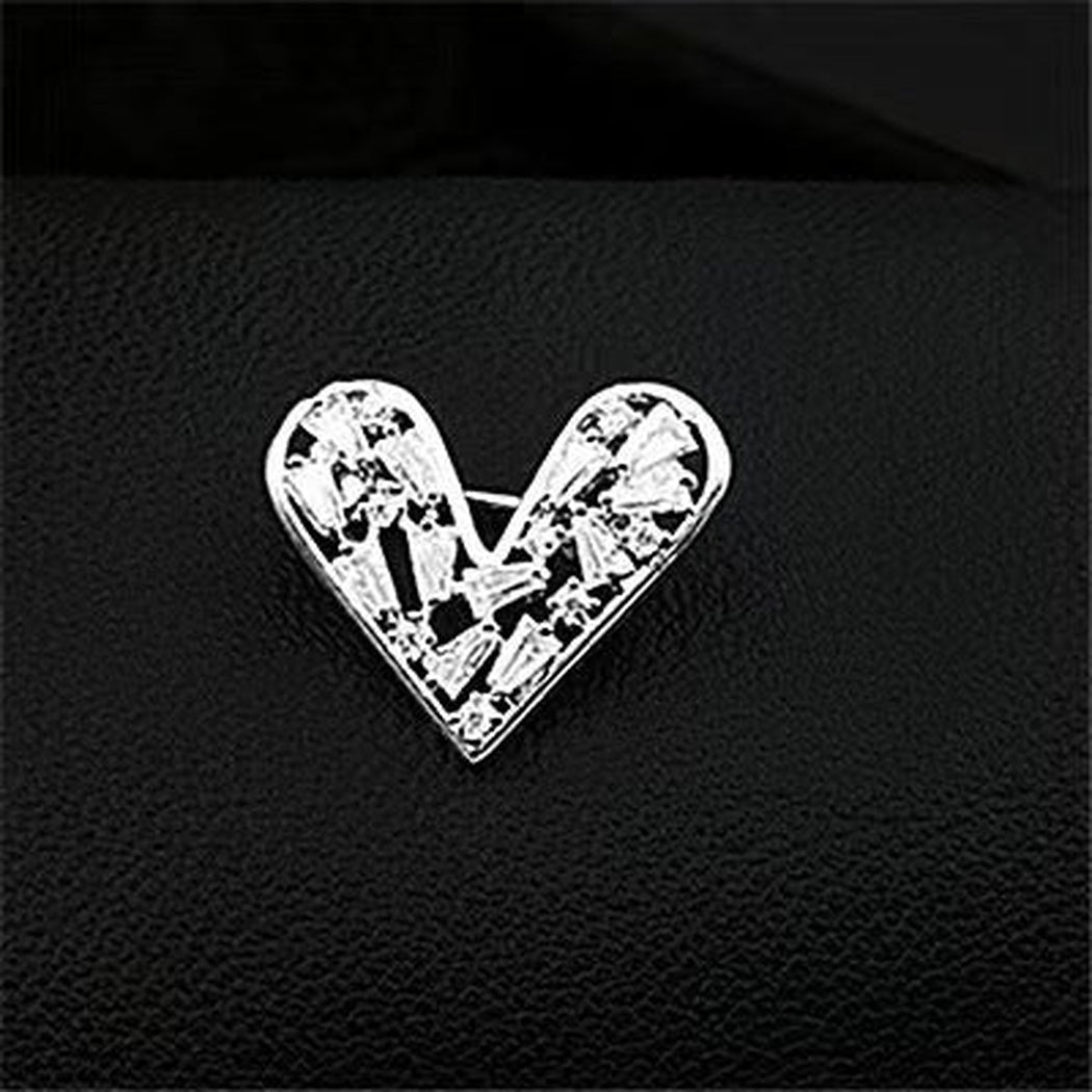 Brovia - Open Heart Brooch - view 4