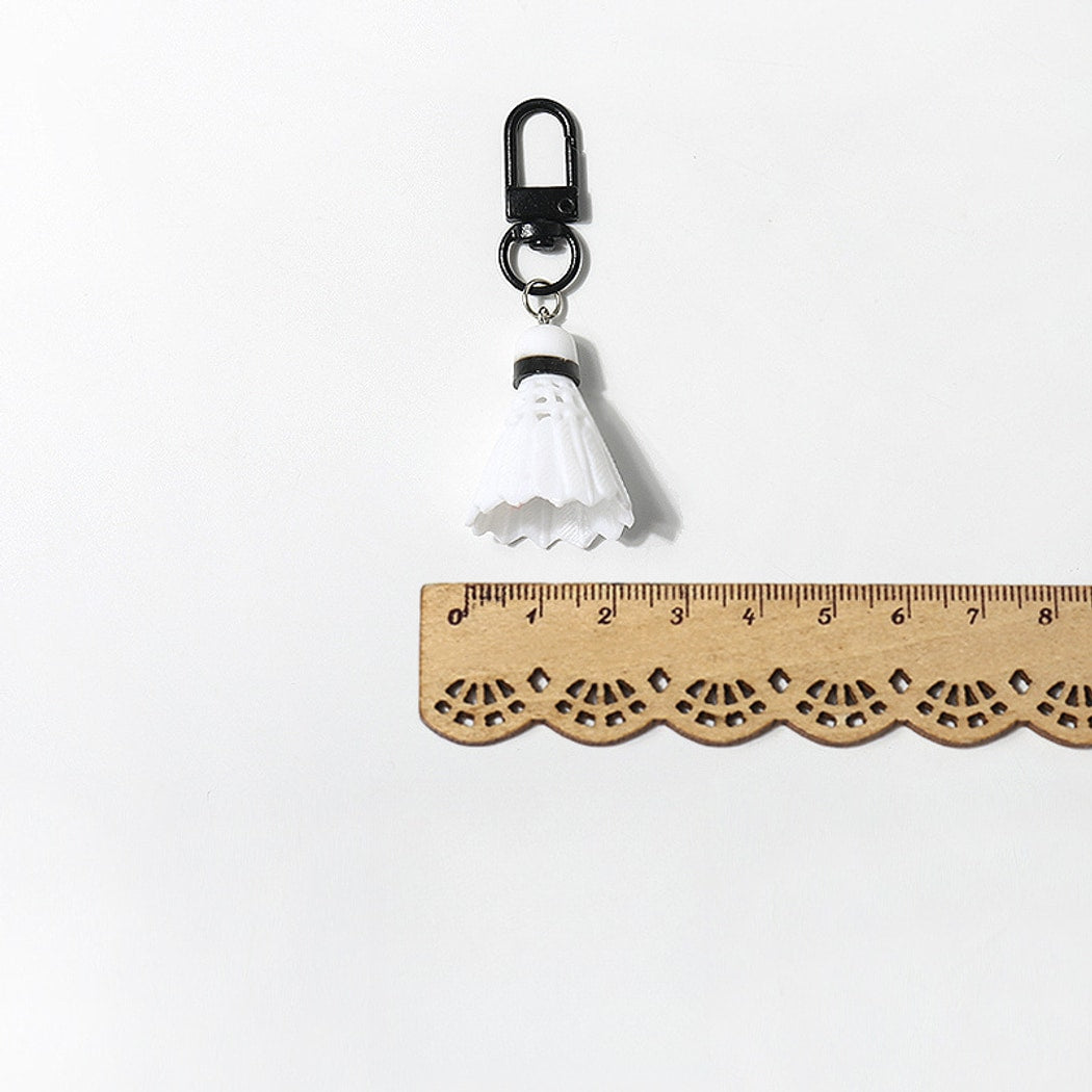 Keypus - Mini Badminton Shuttlecock Bag Charm Keychain