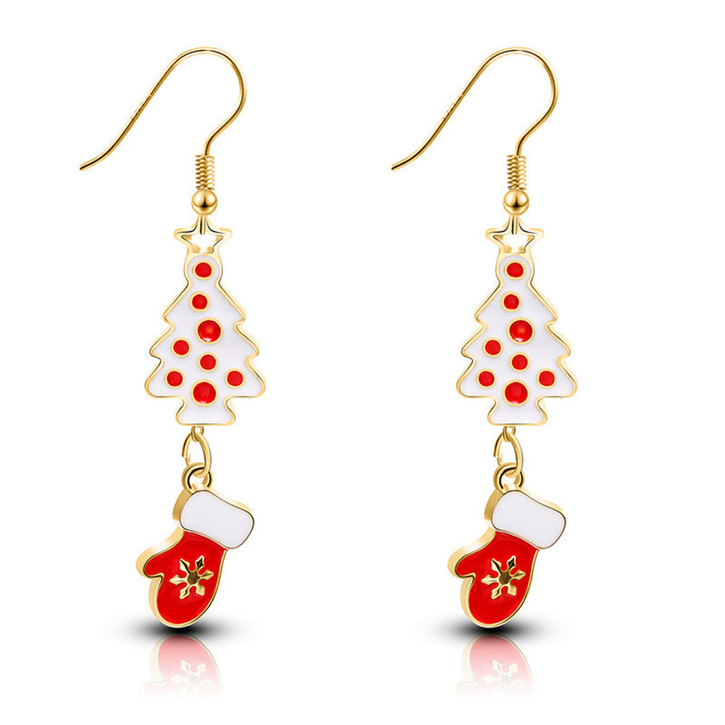 Earedge - Christmas Icon Drop Earrings, variant view