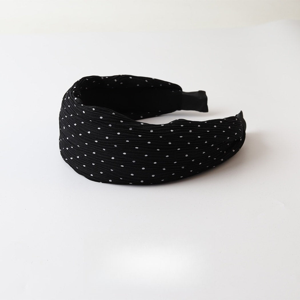 Gifty - Elegant Polka Dot Wide Headband