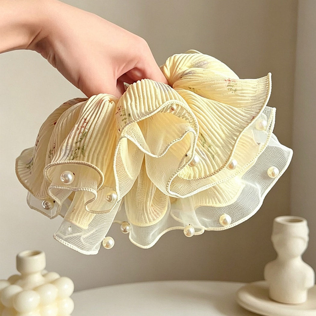 Gifty - Sweet Style Low Ponytail Ruffle Scrunchie