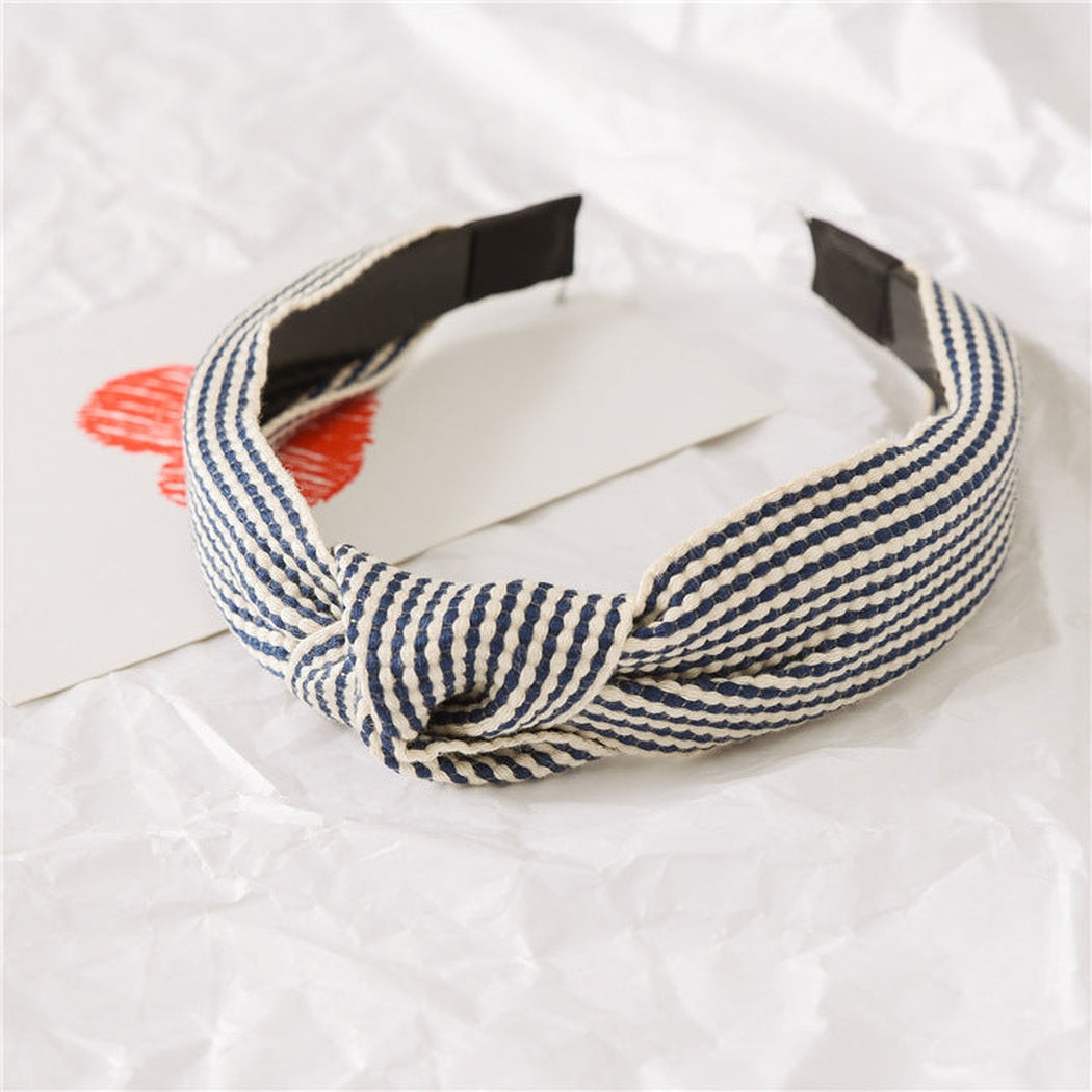 Beau - Plaid Knotted Wide Headband variant image 5