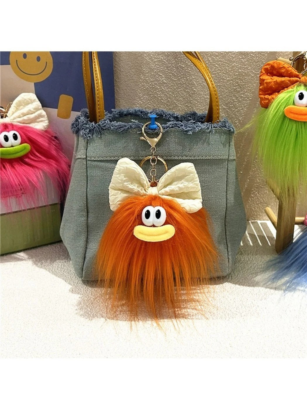 Keypus - Funny Bow Doll Bag Charm Keychain