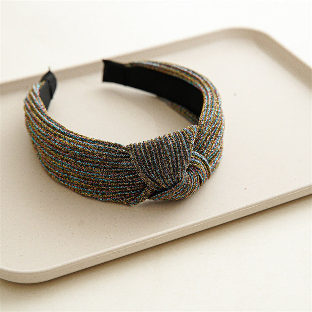 Beau - Metallic Knotted Wide Headband variant image 6