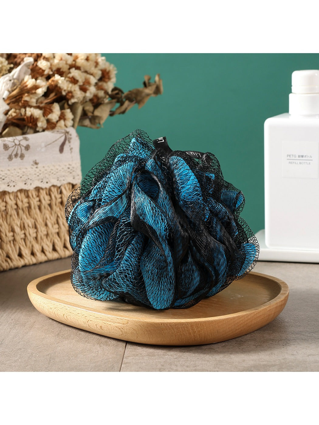 Papo - Dual Color Bath Sponge Soft Shower Ball