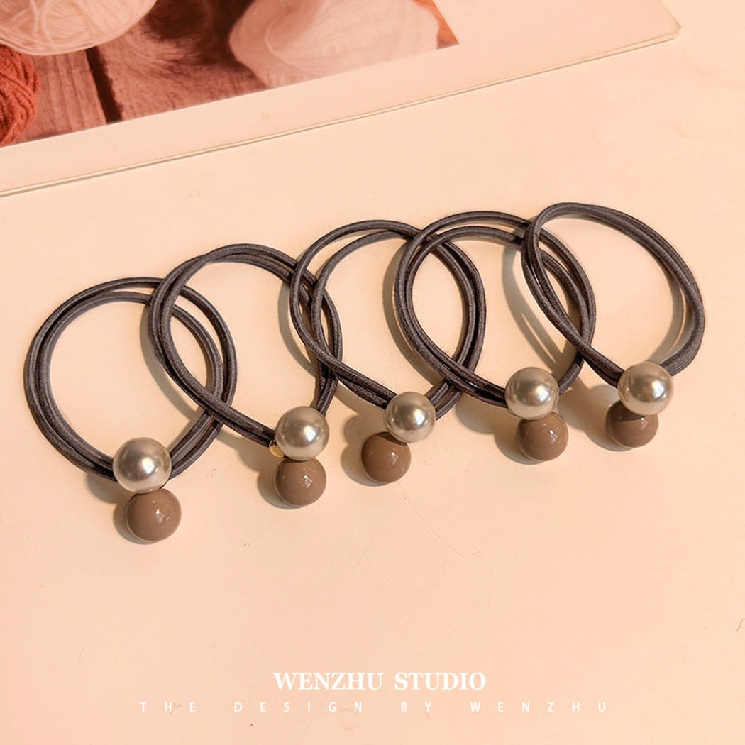 5-Piece Elastic Hair Tie Set variant image