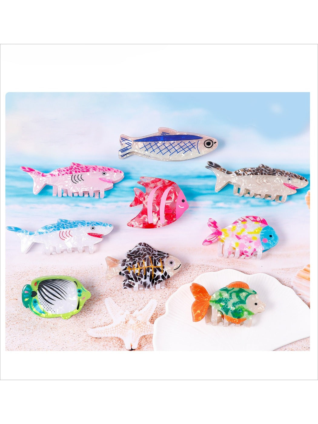 Beau - Ocean Animal Fun Hair Clips