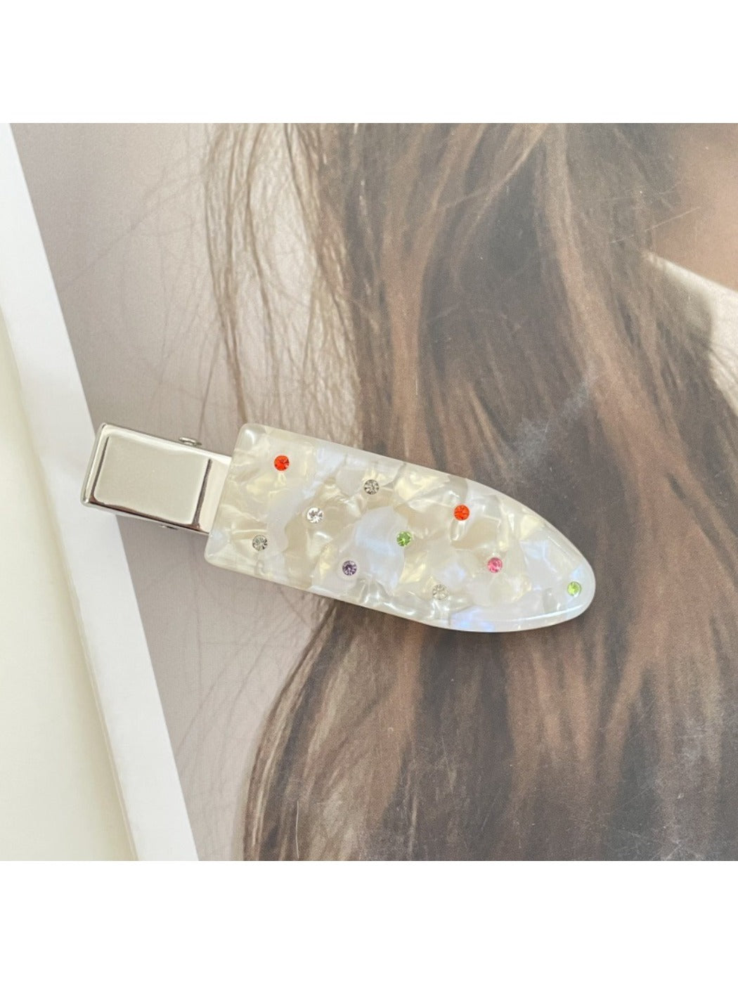 Beau - Rhinestone-Embellished Elegant Hair Clip
