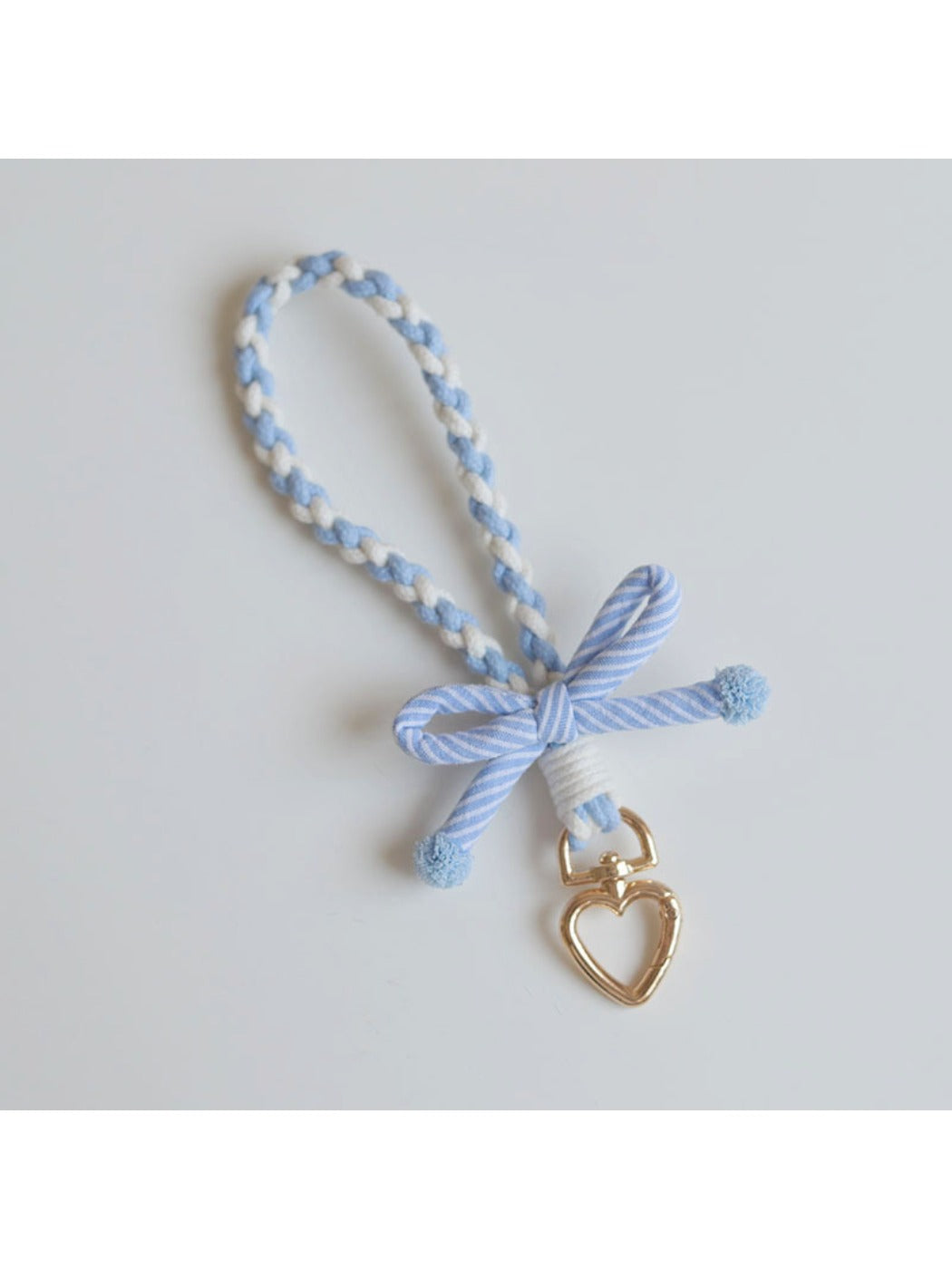 Keypus - Striped Cute Bow Keychain