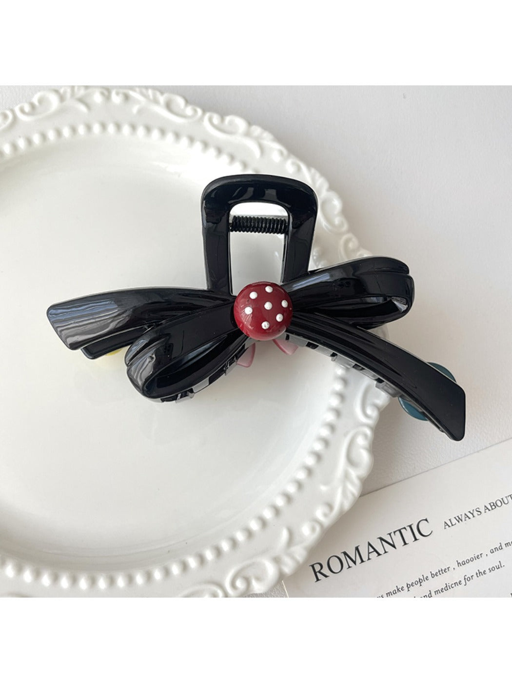 Beau - Charming Bow Shaped Hair Claw Clip