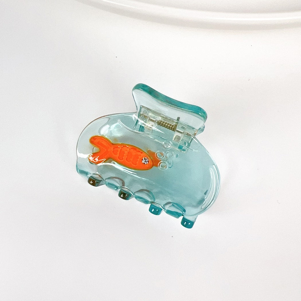 Beau - Polished Fish Tank Design Claw Clip
