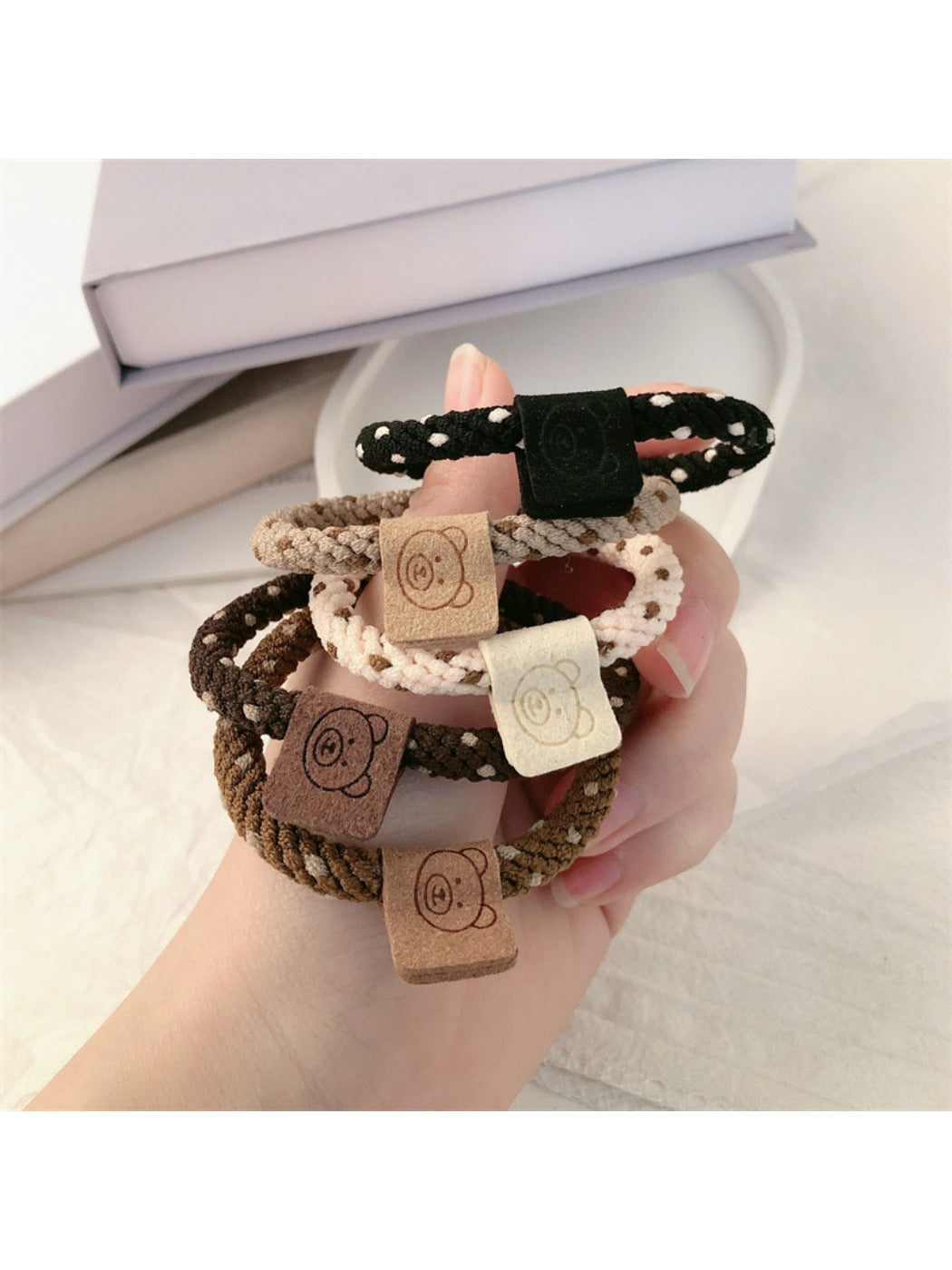 Gifty - 5 Bear Hair Ties Set