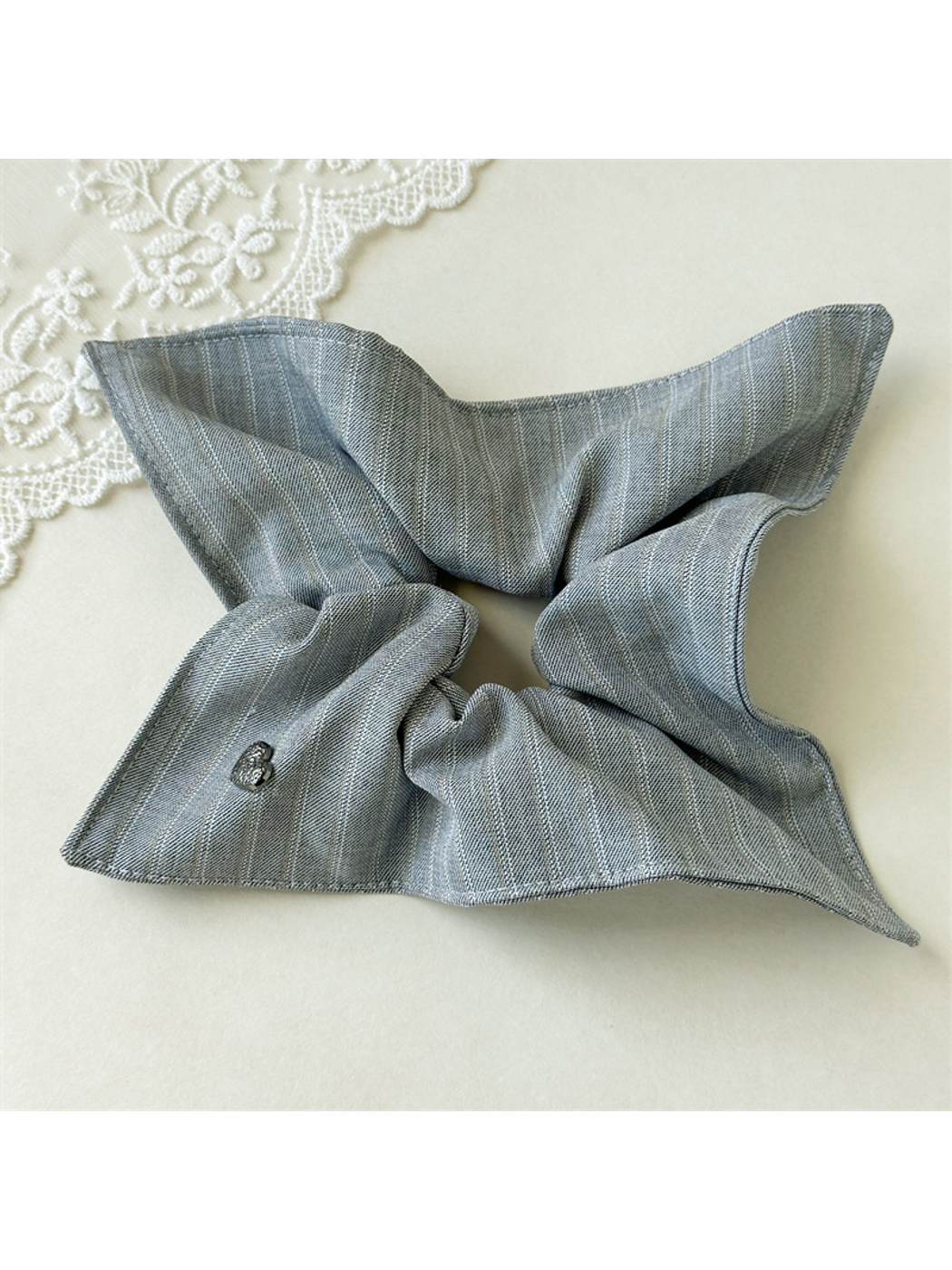 Gifty - Heart Stripe High Stretch Hair Scrunchie