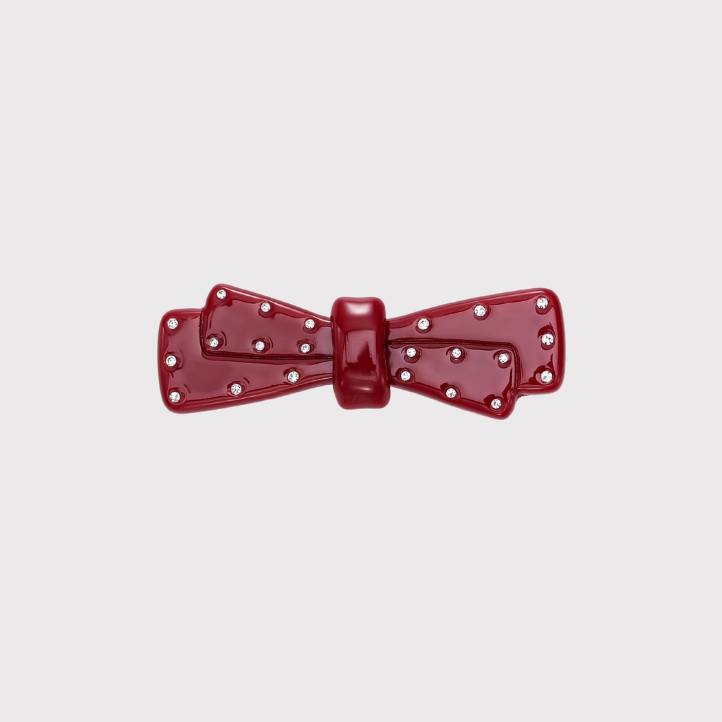 Beau - Pastel Glossy Bow Shape Hair Clip