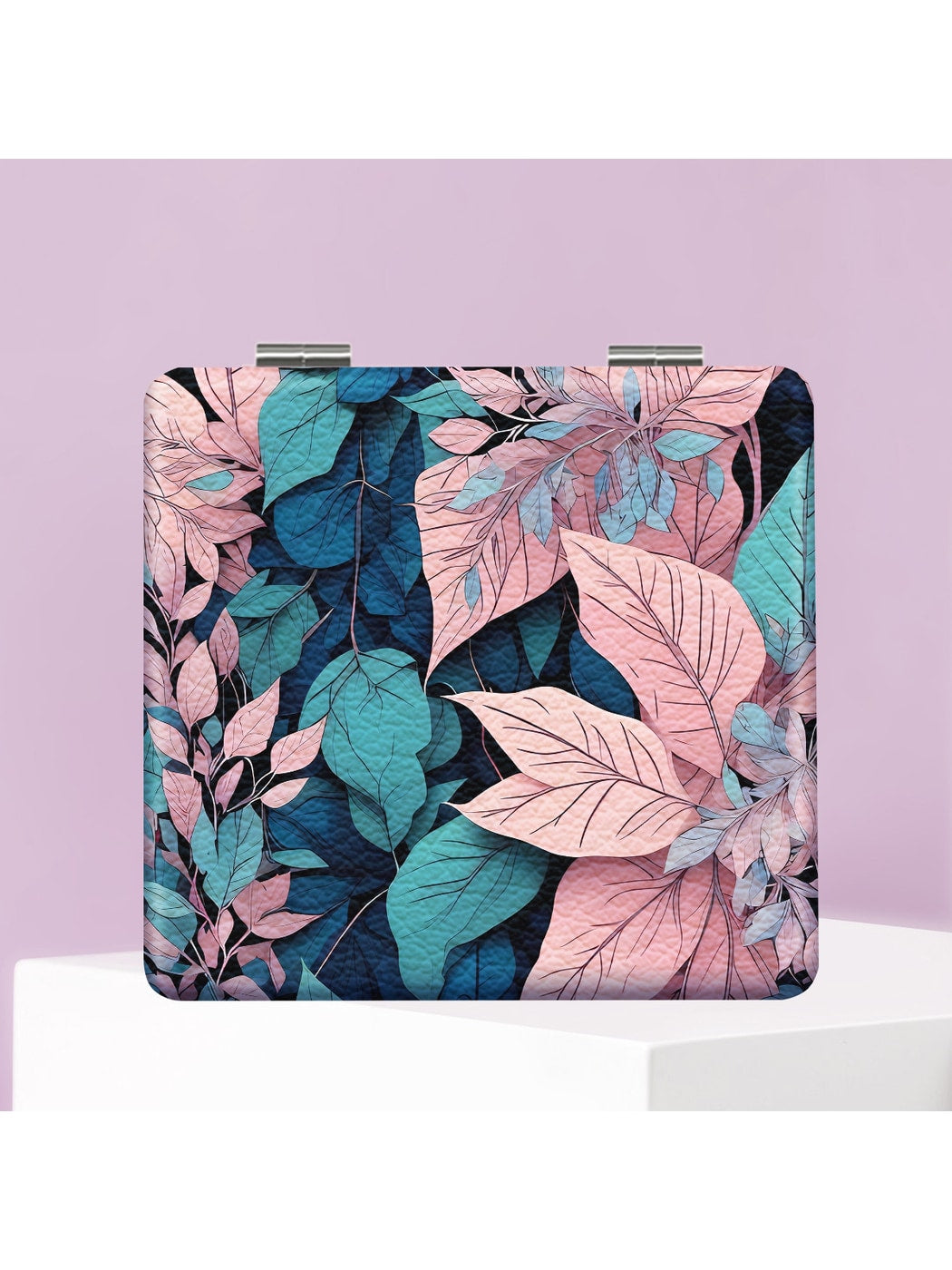 Mirroray - Square Leaf Pattern Portable Folding Mirror