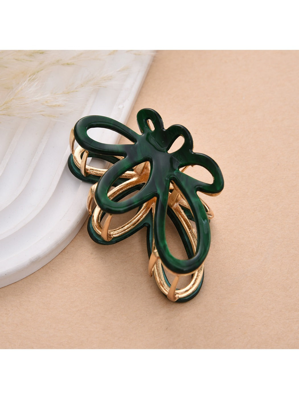 Beau - Openwork Butterfly Claw Clip