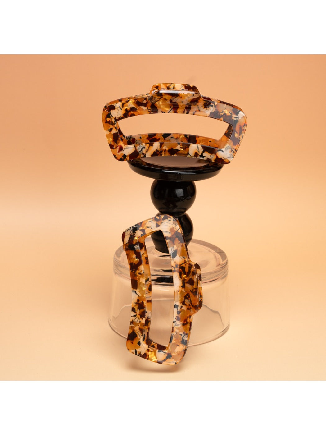Beau - Leopard Print Pvc Hair Clip