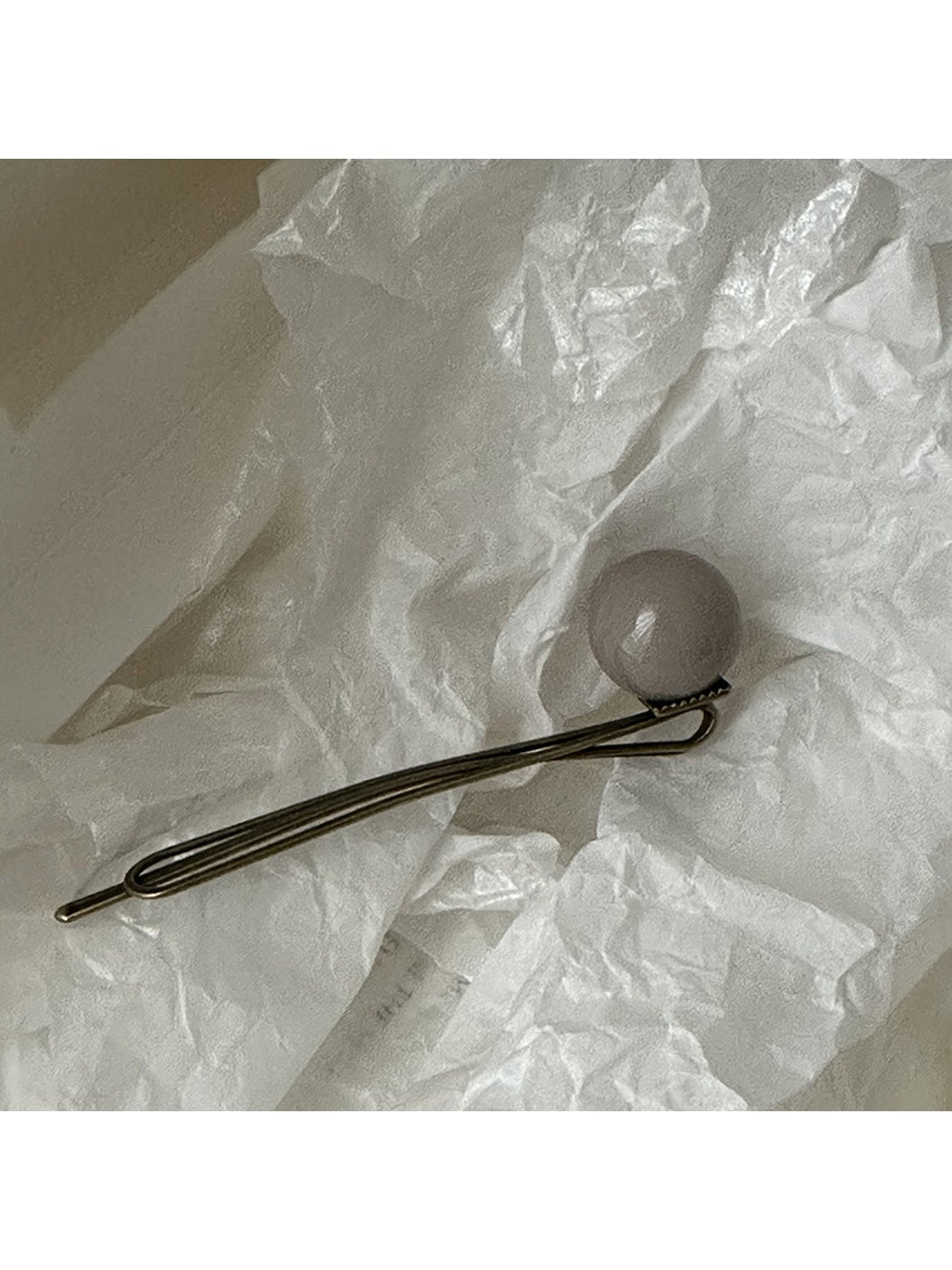Beau - Decorative Round Ball Side Bangs Hair Clip