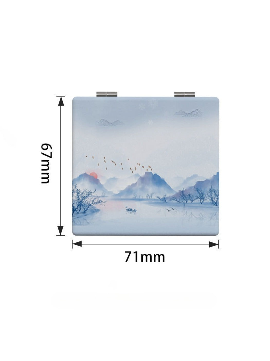 Mirroray - Exquisite Landscape Pattern Compact Mirror