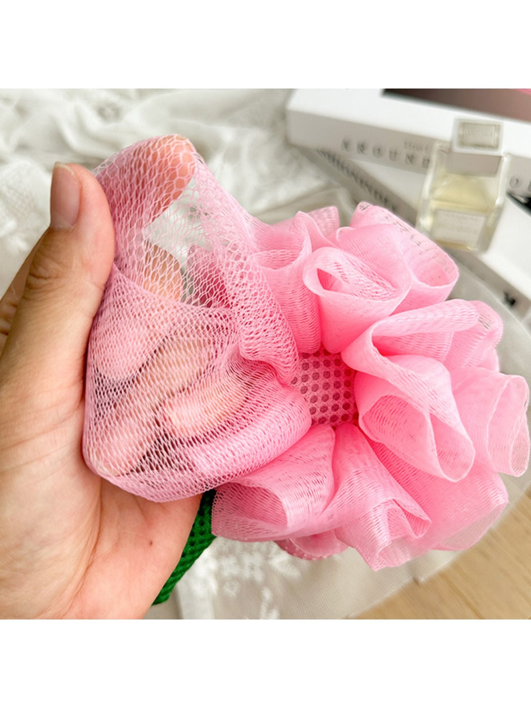 Papo - Pretty Flower Shaped Bath Pouf