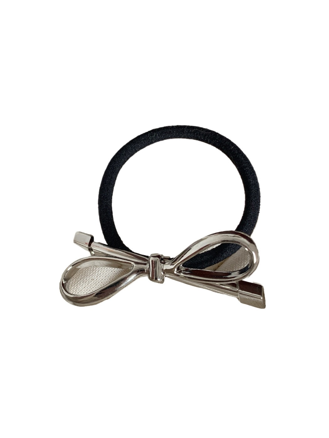 Gifty - Stylish Silver Bow Hair Clip