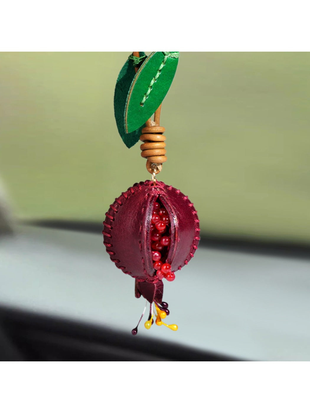 Keypus - Cute Pomegranate-Shaped Charm Keychain