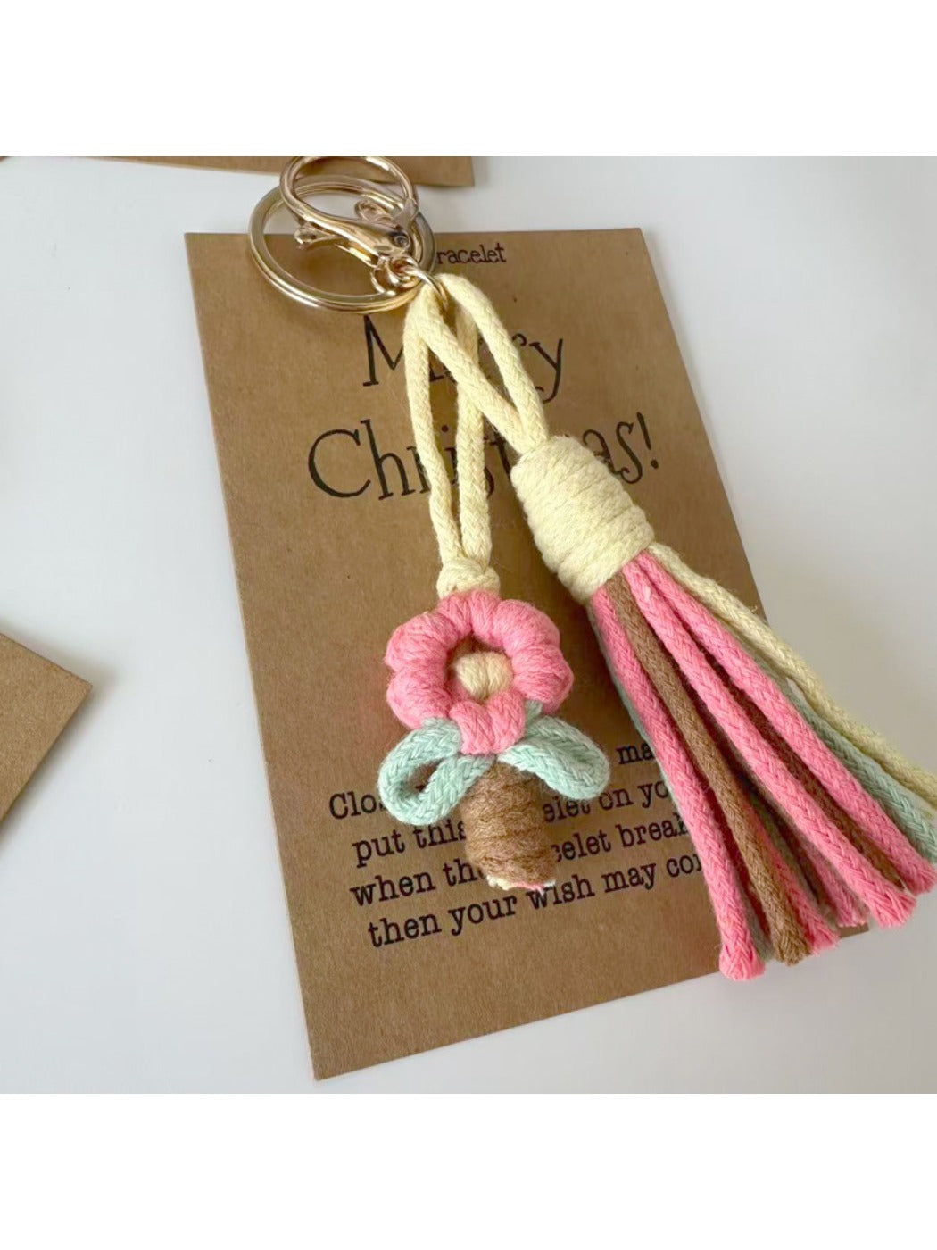 Keypus - Mini Flower Tassel Keychain
