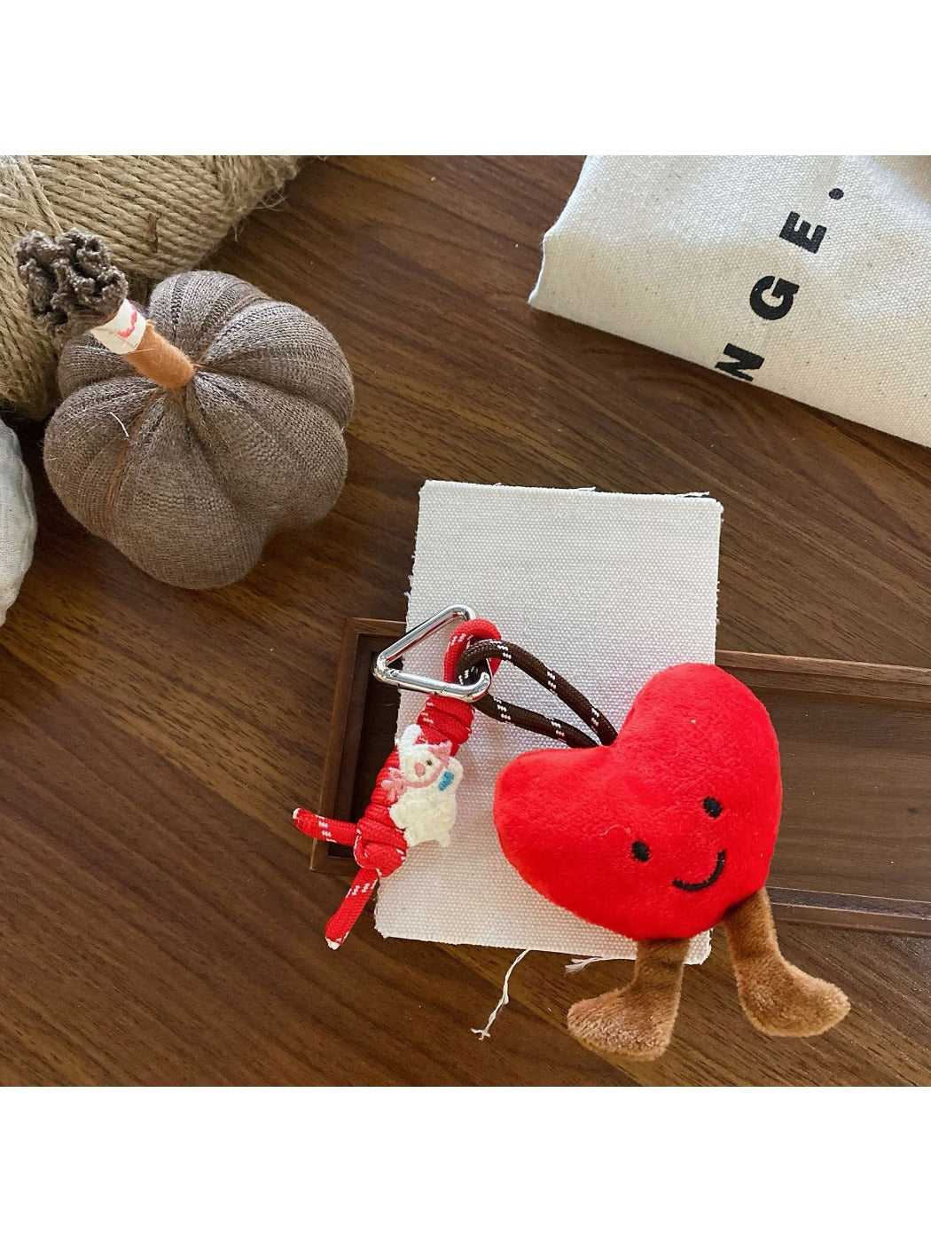 Keypus - Red Lanyard Cartoon Bag Charm