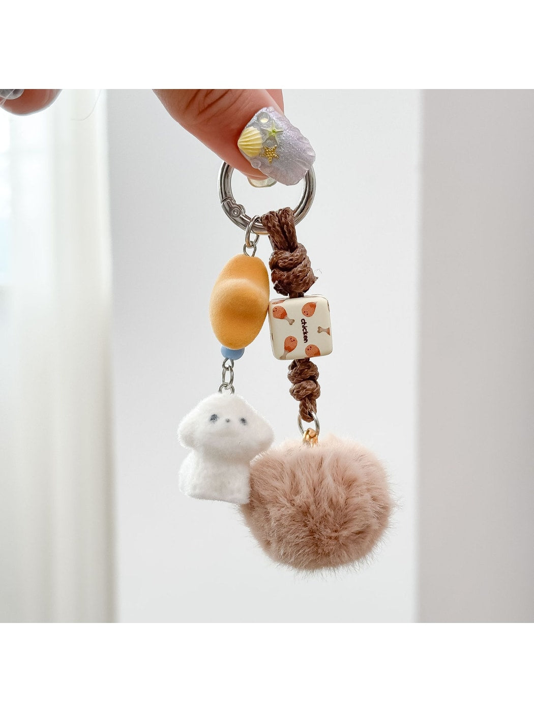Keypus - Plush Animal Alloy Accent Keychain Bag Charm