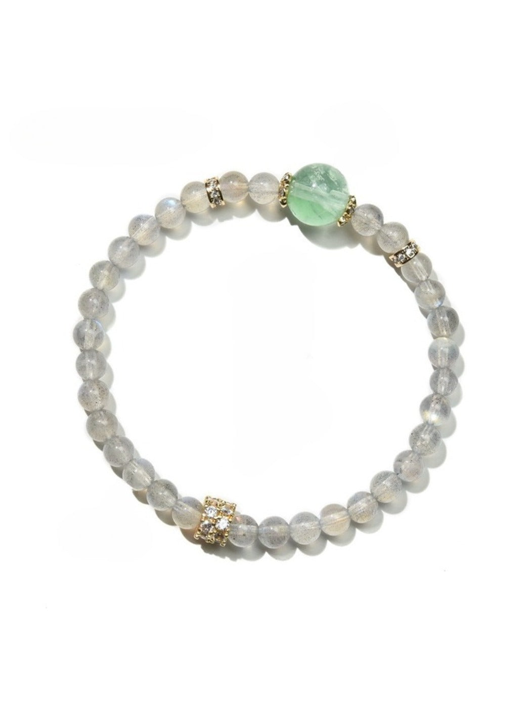 Lovra stylish color block crystal beaded bracelet in natural light showing vibrant colors