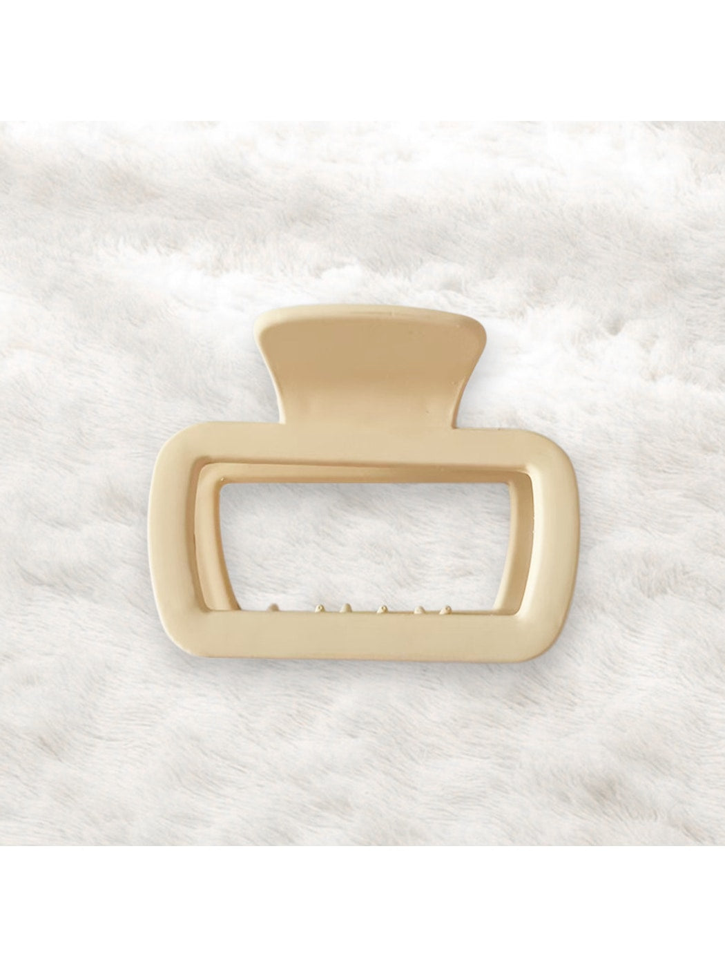 Beau - Modern Hollow Square Plastic Hair Claw Clip