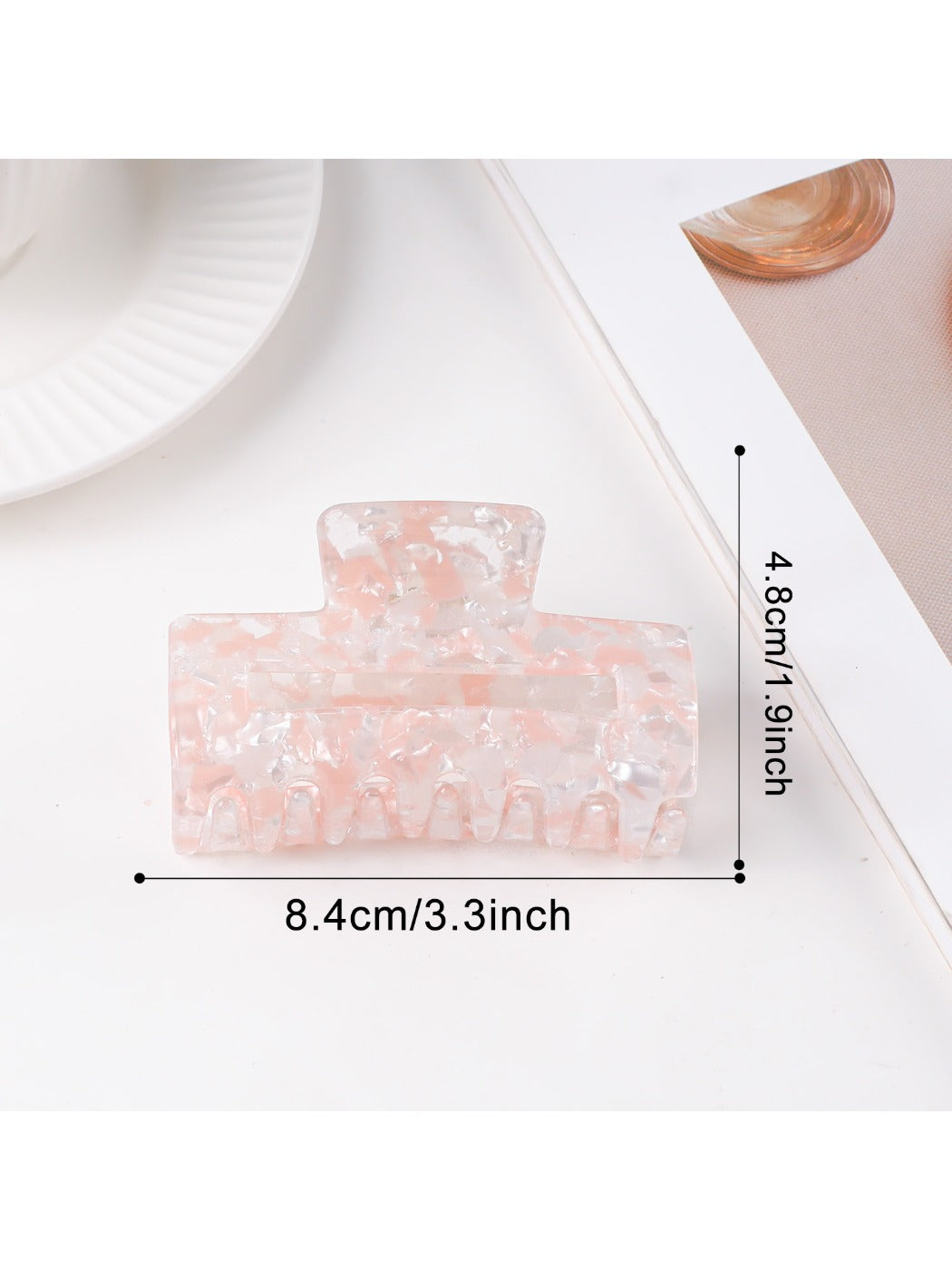 Beau - Stylish Square Shark Claw Clip