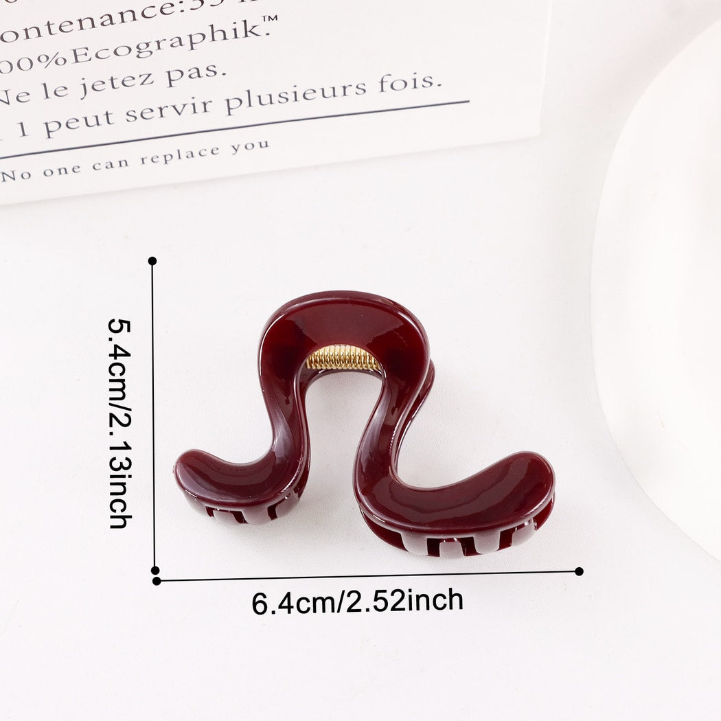 Beau - Elegant Geometric Fashion Solid Claw Clip