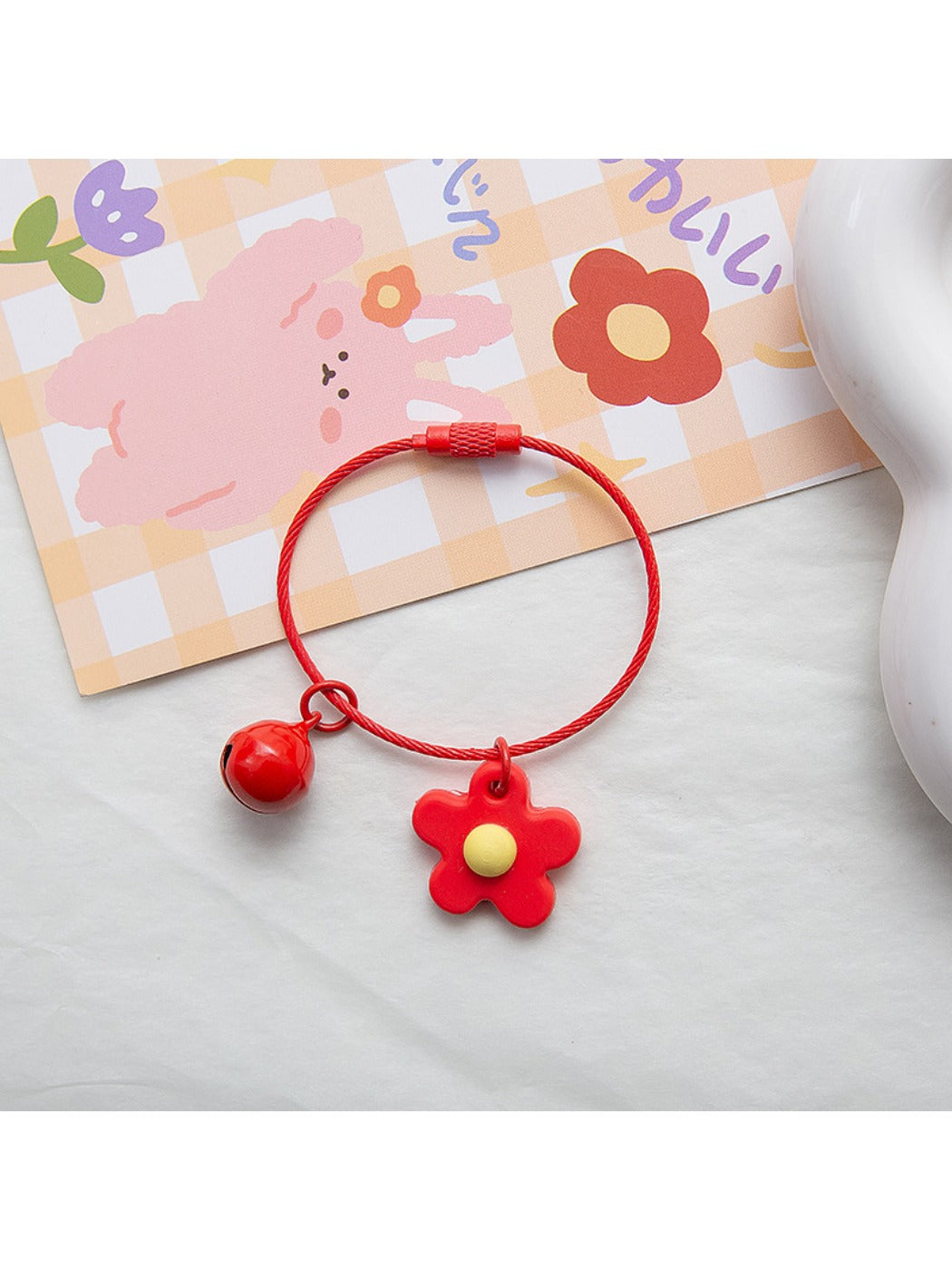 Keypus - Candy-Colored Flower Bell Keychain