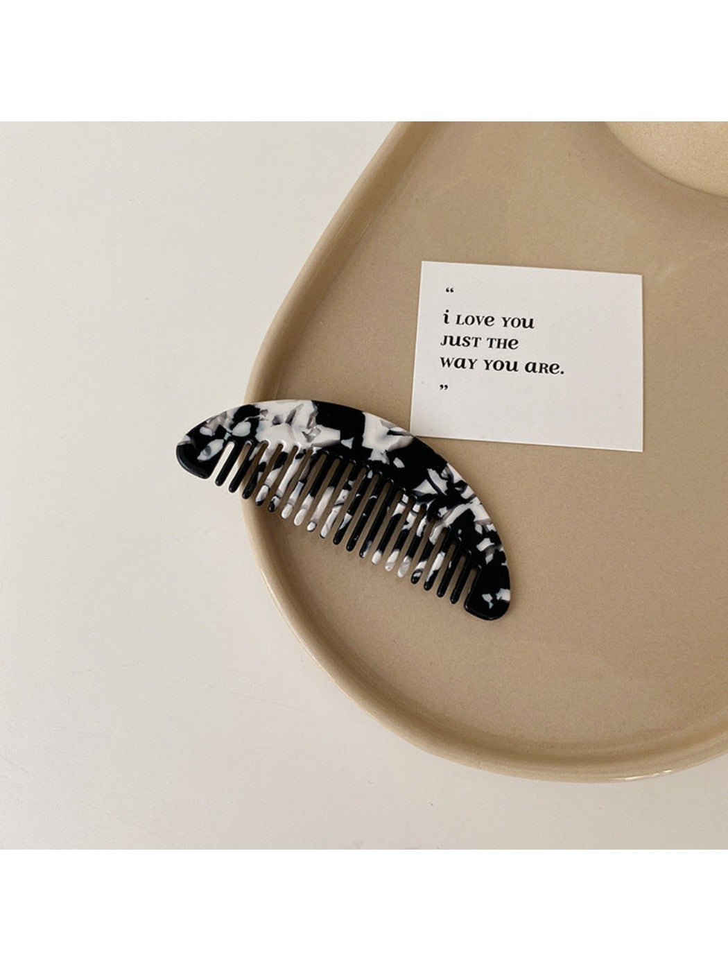 Camerow - Acetate Colorful Hair Comb