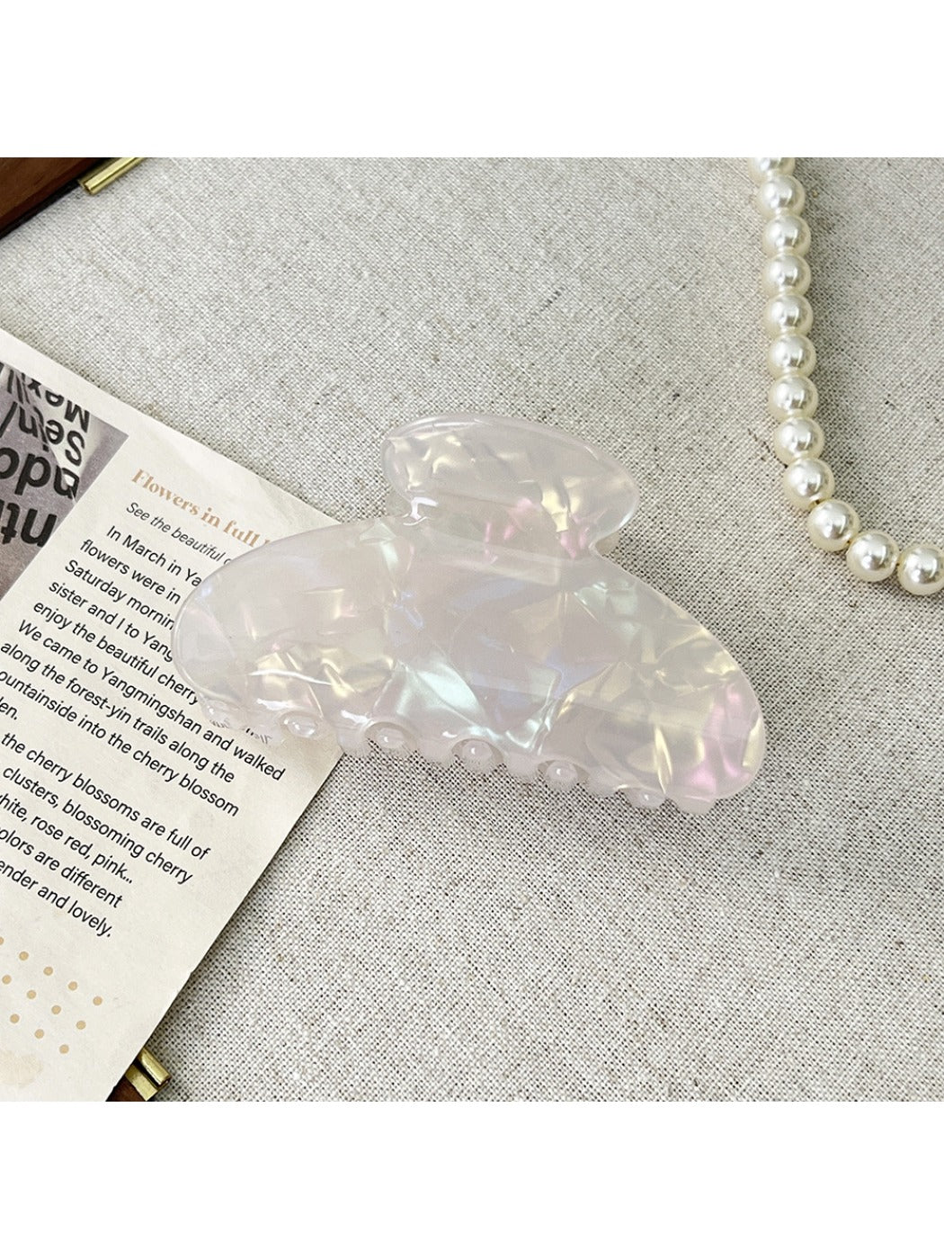 Beau - Elegant Medium Acrylic Hair Clip