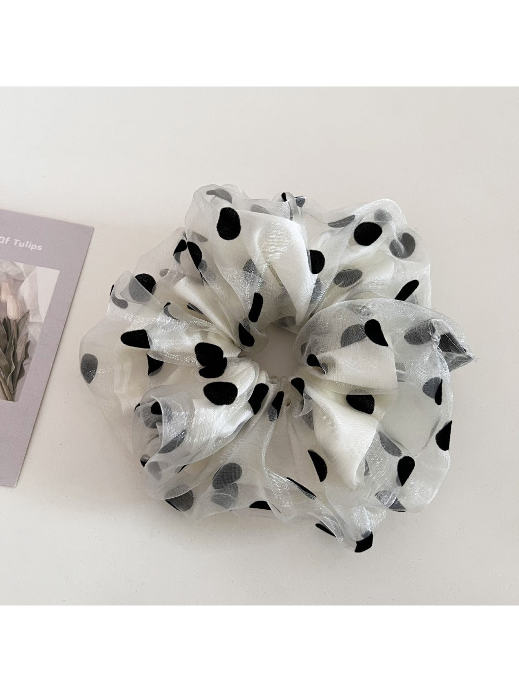 Gifty - Tulle Spiral-Shaped Hair Tie