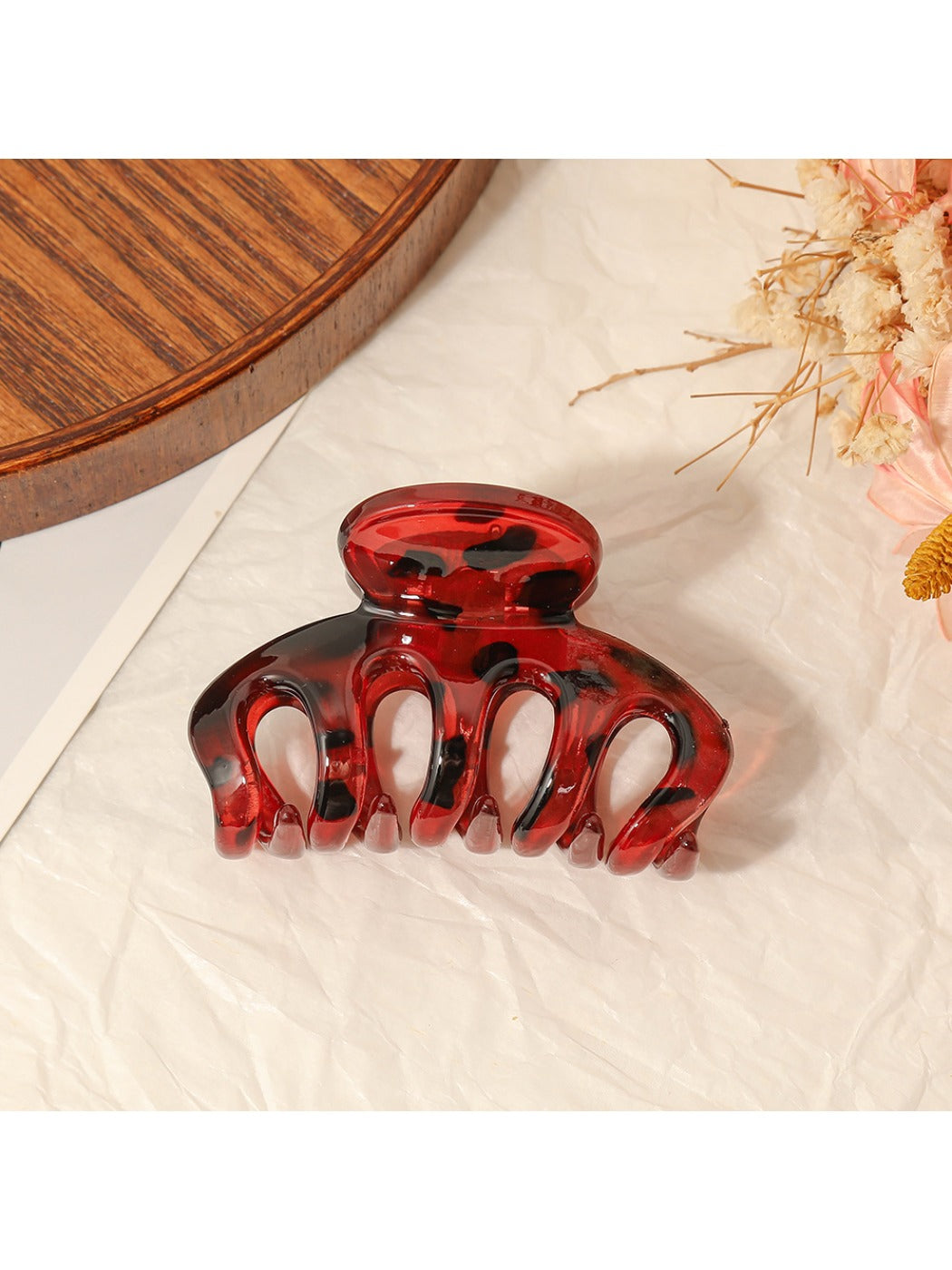 Beau - Leopard Print Pumpkin Hair Clip