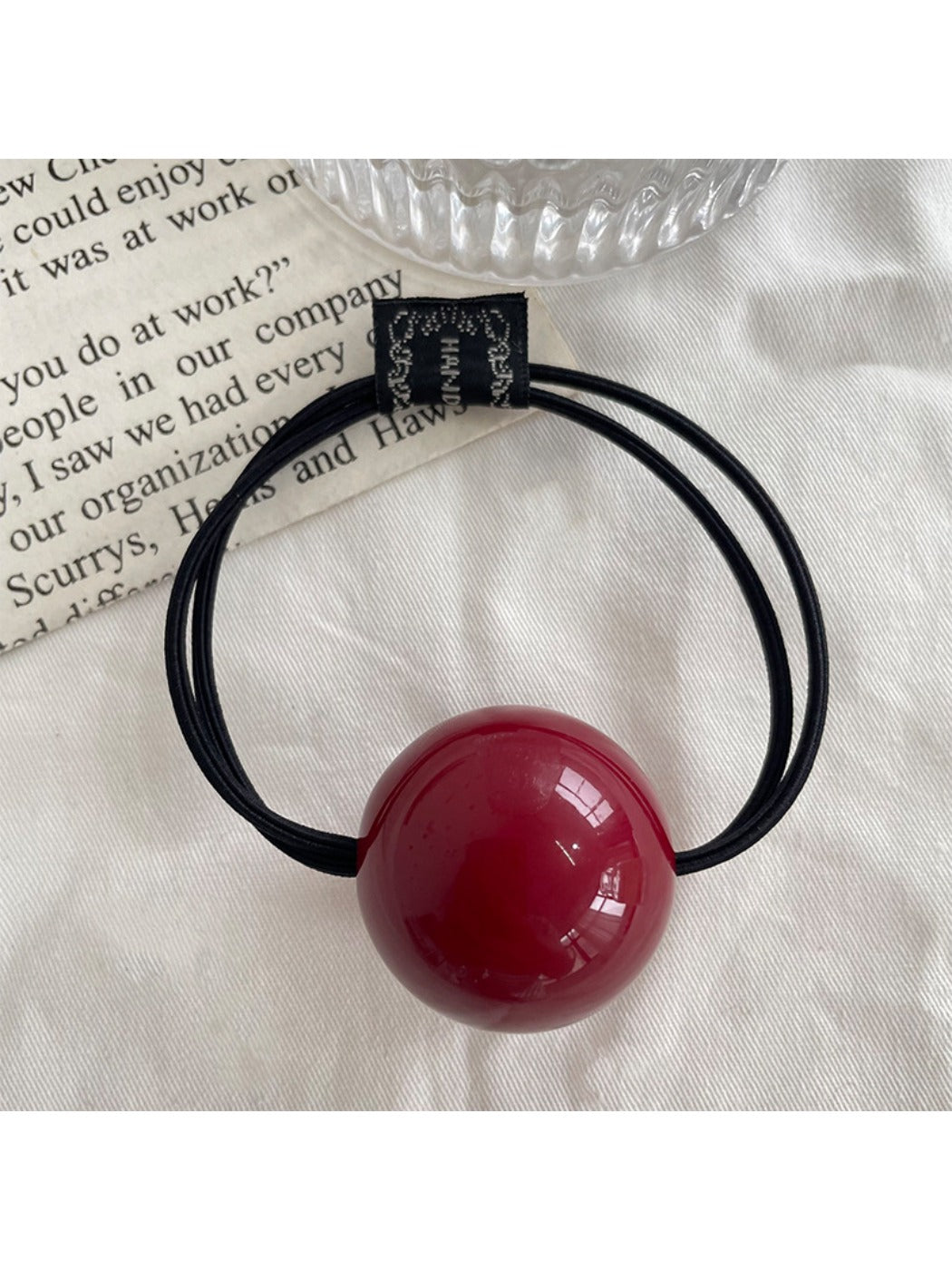 Gifty - Minimalist Solid Color Sphere Hair Tie