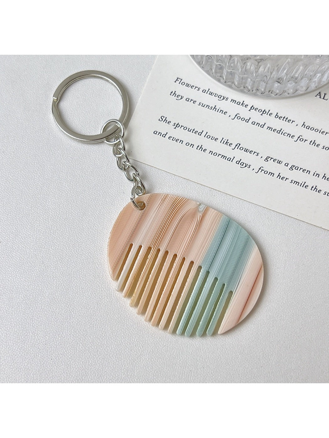 Keypus - Colorful Comb Keychain Charm