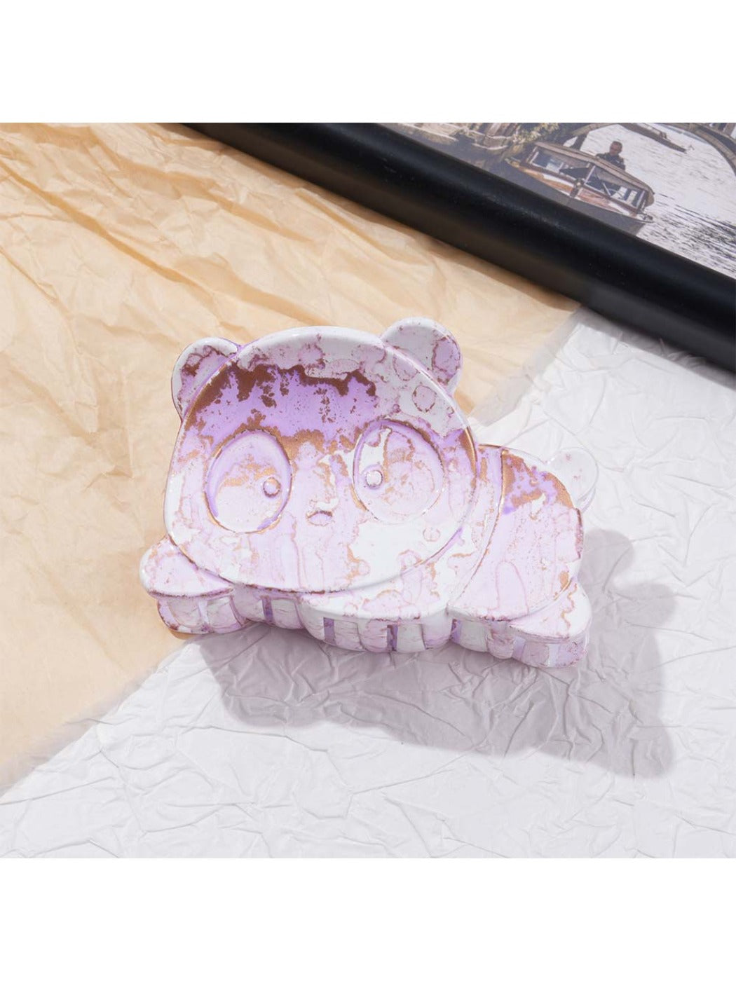 Beau - Bear Print Hair Clip