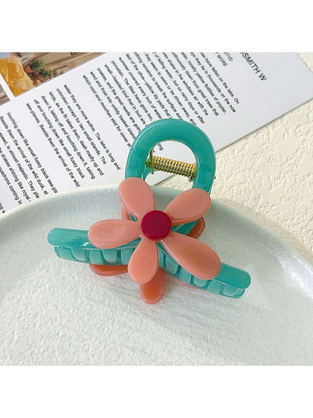 Beau - Sweet Floral Hair Claw Clip