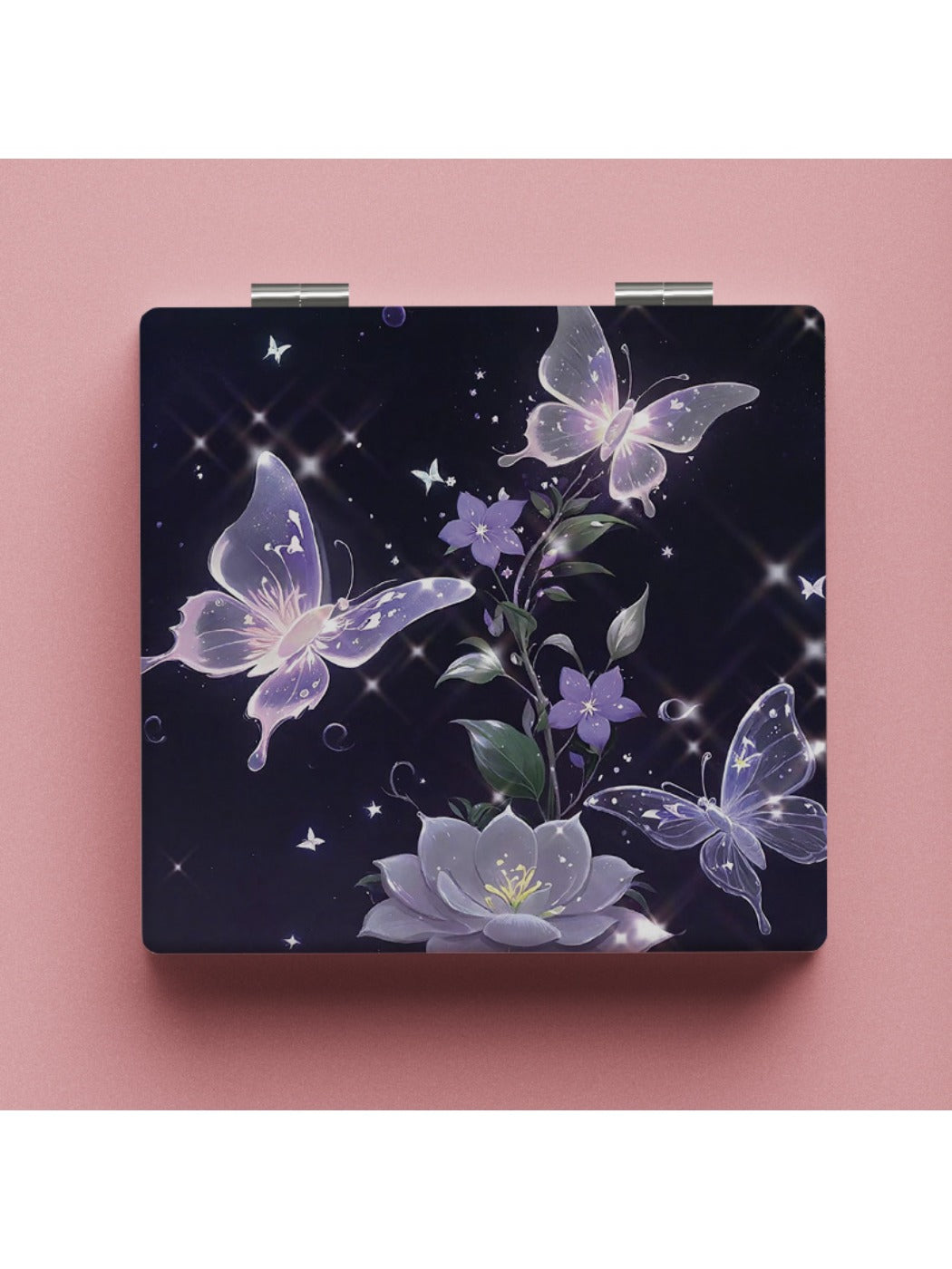 Mirroray - Delicate Butterfly Patterned Makeup Mirror