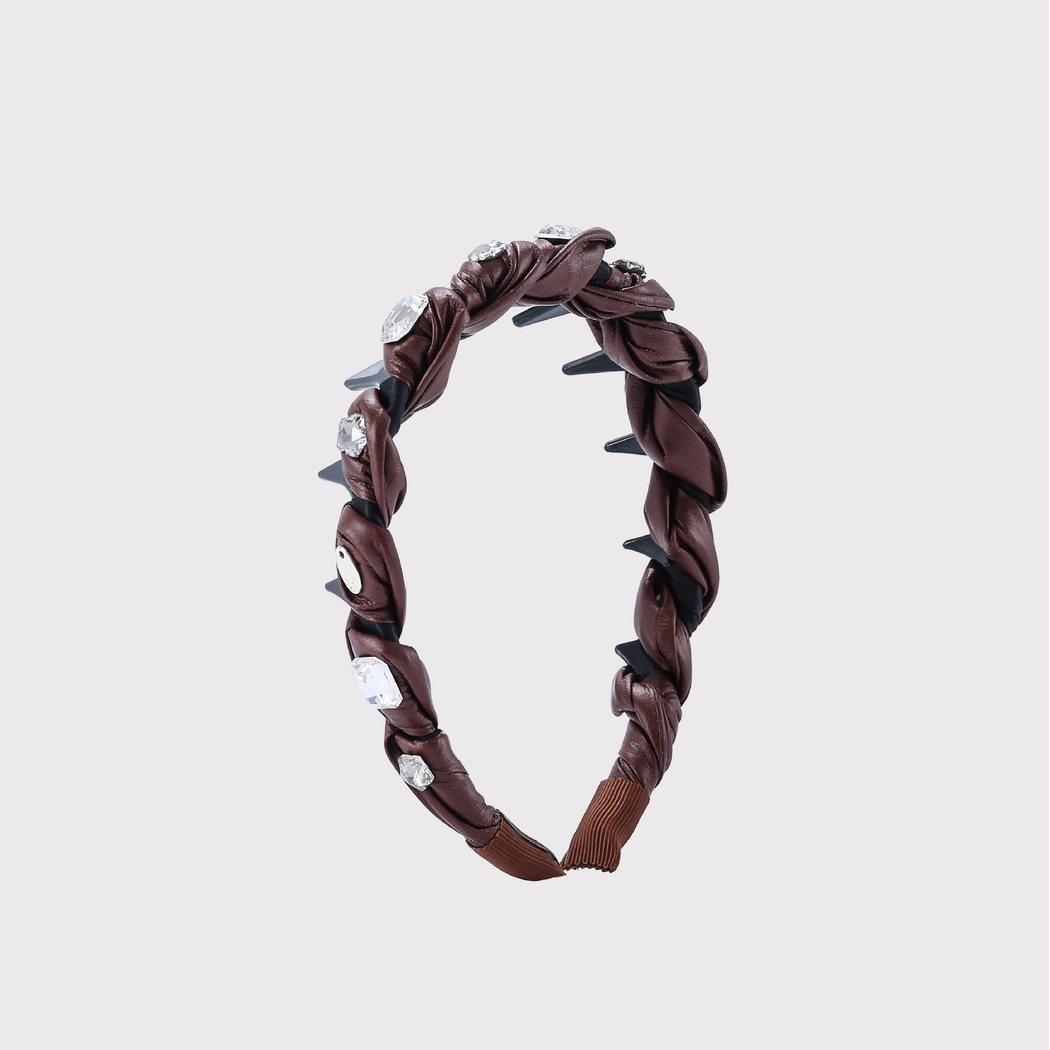 Gifty - Retro Coffee Twisted Teeth Headband