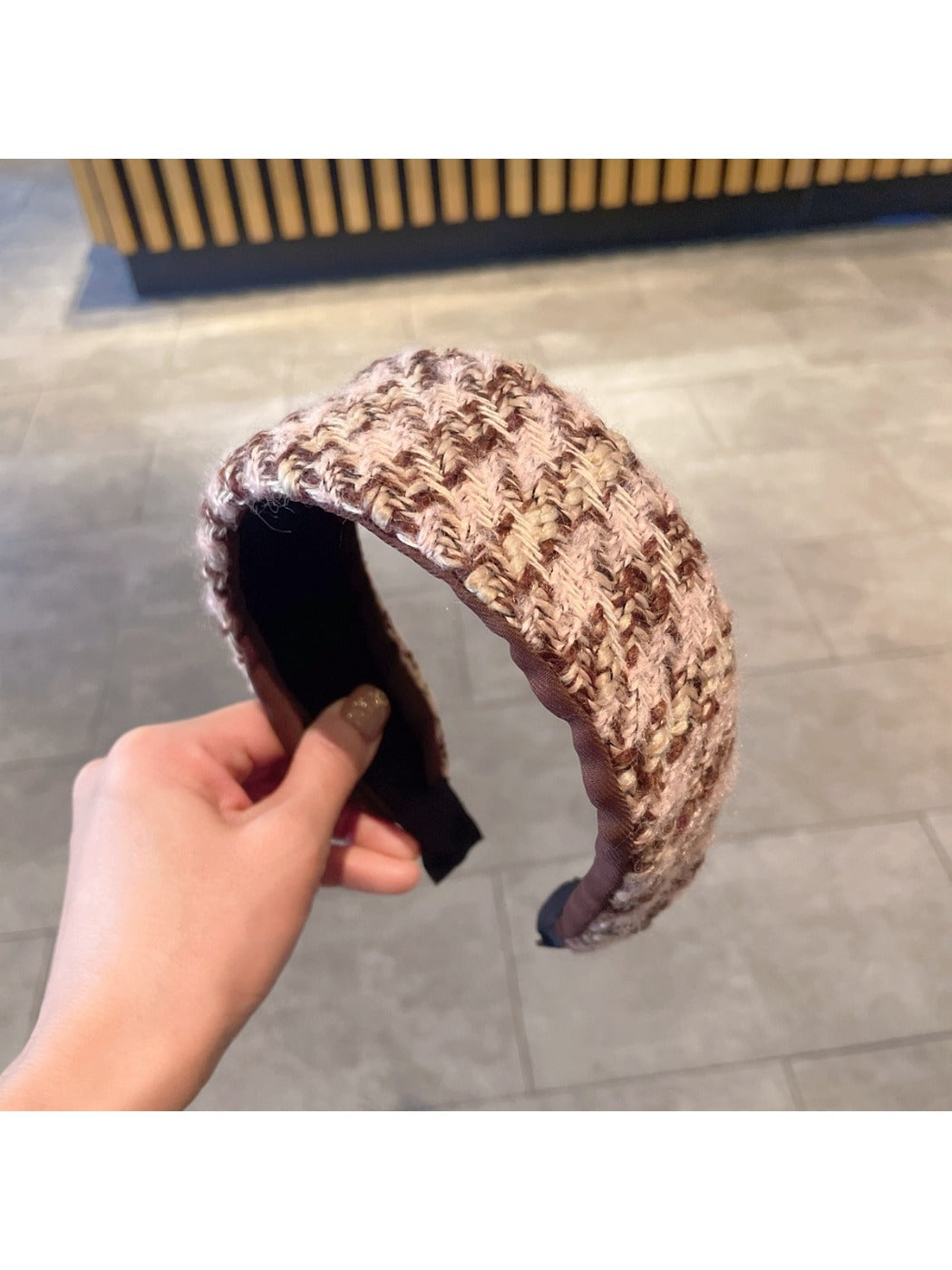 Gifty - Wide Brim Tartan Headband