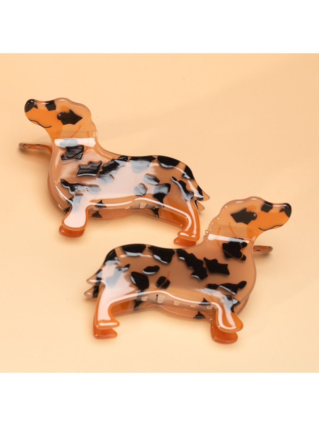 Beau - Acetate Sausage Dog Hair Clip