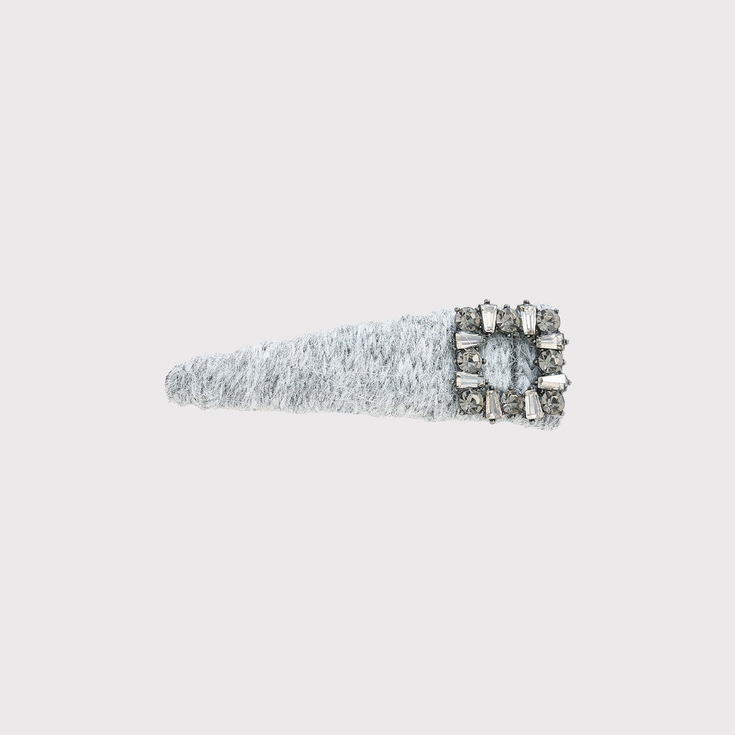 Beau - Modern Heart and Bead Side Barrette