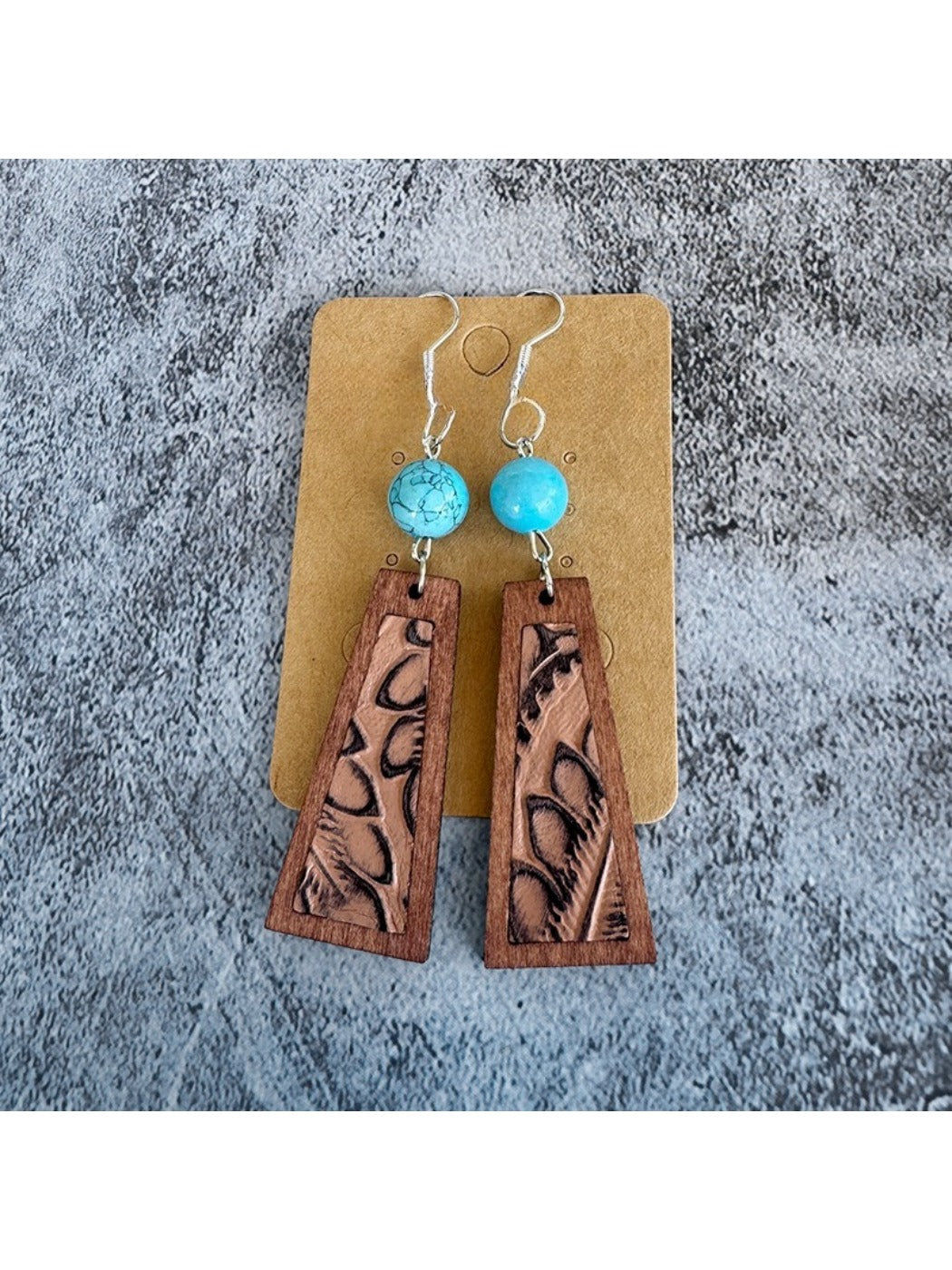Earedge - Vintage Patchwork Classic Earrings