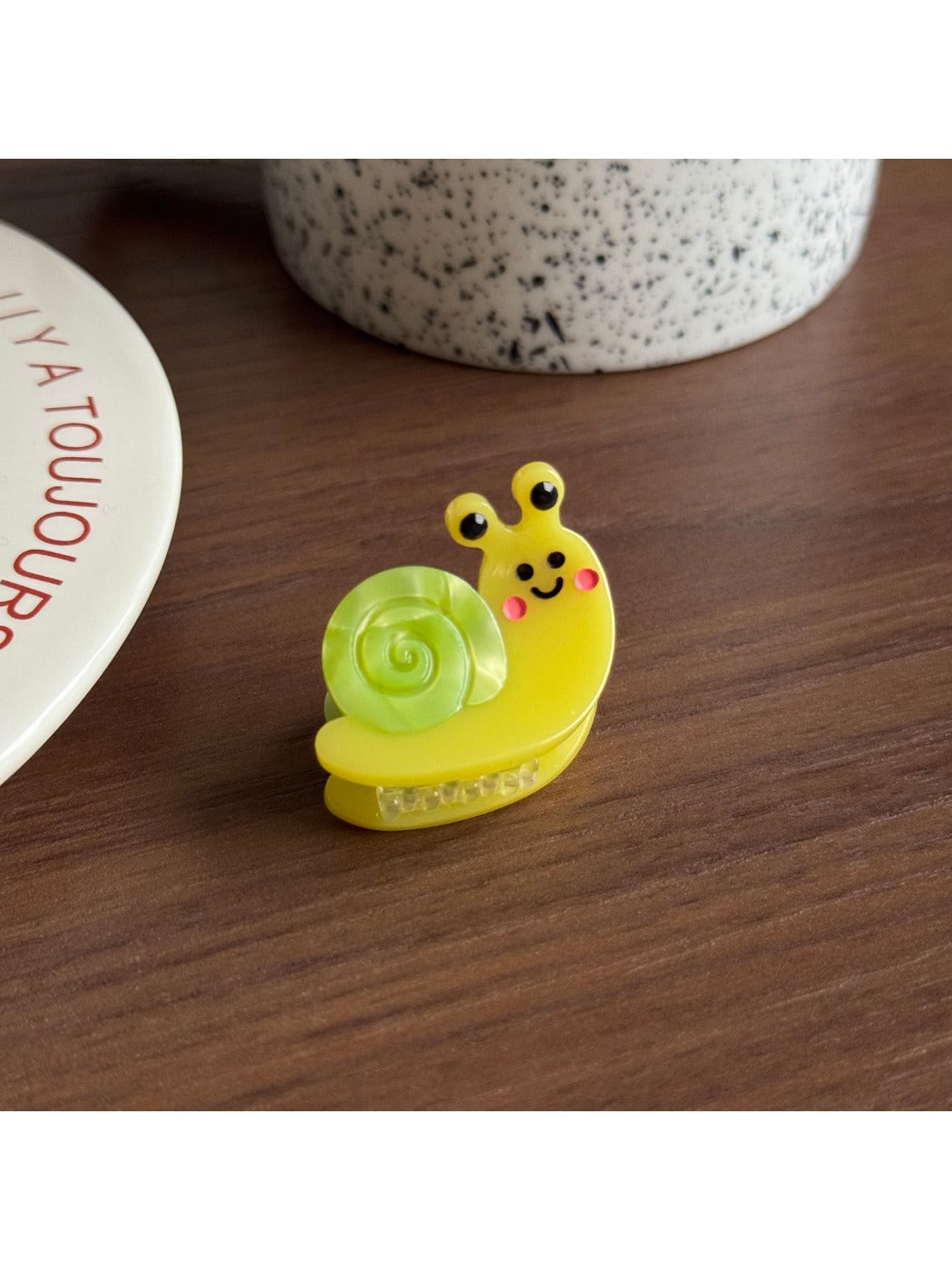 Beau - Cute Snail Shape Acetate Claw Hair Clip