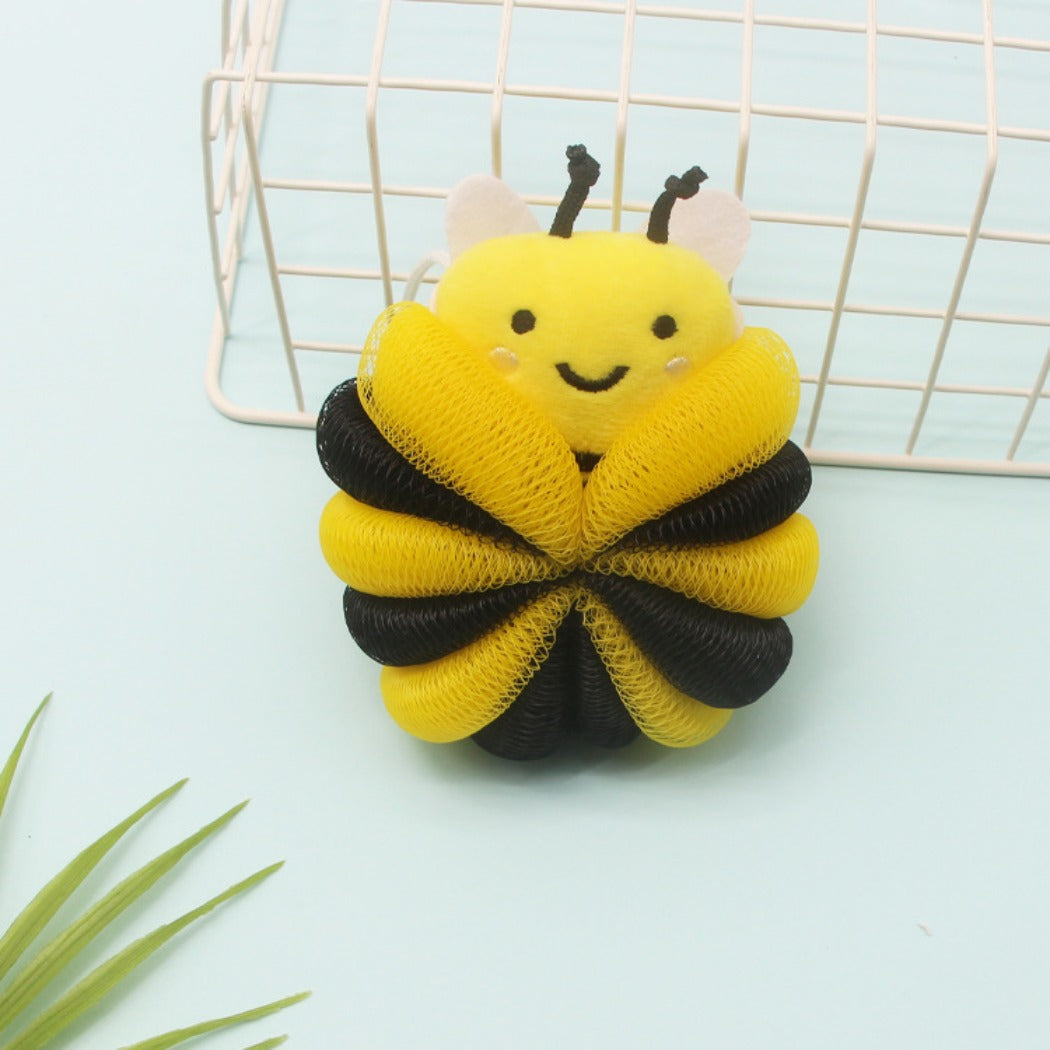 PAPO – Kids Bee Scrubber Pouf